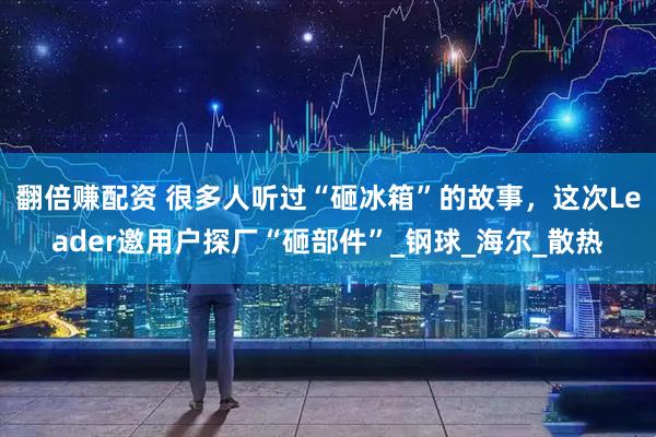 翻倍赚配资 很多人听过“砸冰箱”的故事，这次Leader邀用户探厂“砸部件”_钢球_海尔_散热