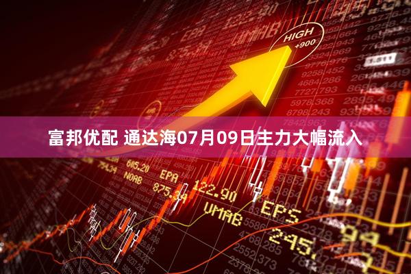 富邦优配 通达海07月09日主力大幅流入