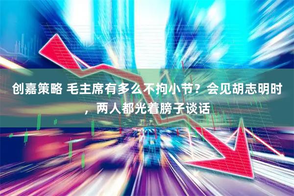 创嘉策略 毛主席有多么不拘小节？会见胡志明时，两人都光着膀子谈话
