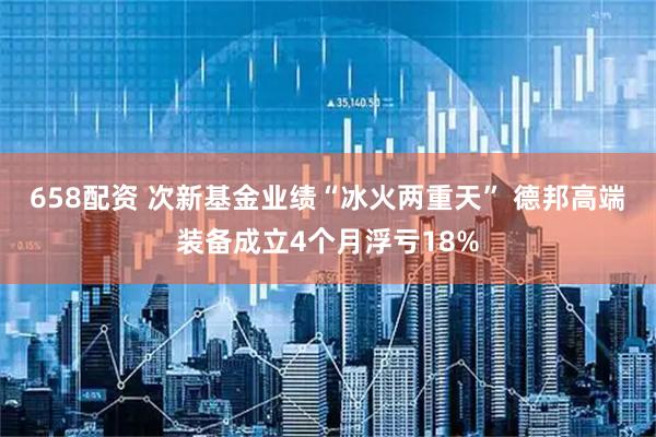 658配资 次新基金业绩“冰火两重天” 德邦高端装备成立4个月浮亏18%